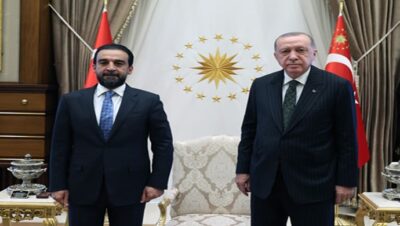 Cumhurbaşkanı Erdoğan, Irak Takaddum Partisi Genel Sekreteri Hablusi’yi kabul etti
