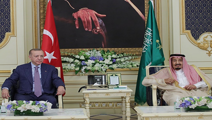 President Erdoğan at Al-Salam Palace in Jeddah