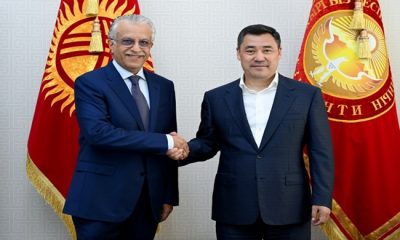 Президент Садыр Жапаров встретился с президентом АФК Салман бин Ибрагим Аль Халифа