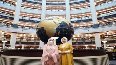 Emine Erdoğan, Malezya Kraliçesi Tunku Azizah ile bir araya geldi