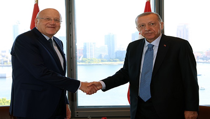 Cumhurbaşkanı Erdoğan, Lübnan Başbakanı Mikati ile bir araya geldi