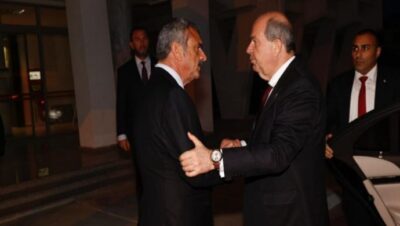 Cumhurbaşkanı Ersin Tatar Gazimağusa Belediye Başkanı Süleyman Uluçay’ı ziyaret etti.