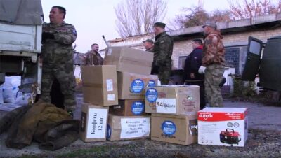 “Birleşik Rusya”, Volgograd bölgesinden LPR’deki Kuzey Askeri Bölge katılımcılarına yardım aktardı