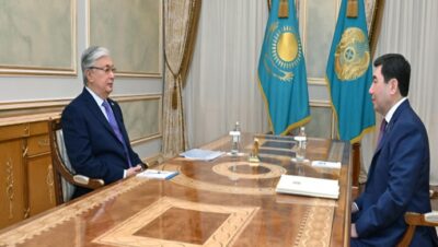 Devlet Başkanı, Mazhilis Başkanı Erlan Koşanov’u kabul etti