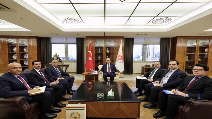 Büyükelçinin Türkiye Ticaret Bakanı ile görüşmesi